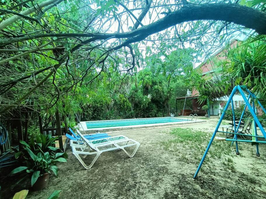 Casa Rural En El Campo Con Animales, Piscina Y Barbacoa Almodóvar del Río Eksteriør billede